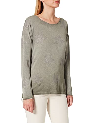 Cartoon T-shirt damski, brązowy (Tea 5765), 36 PL