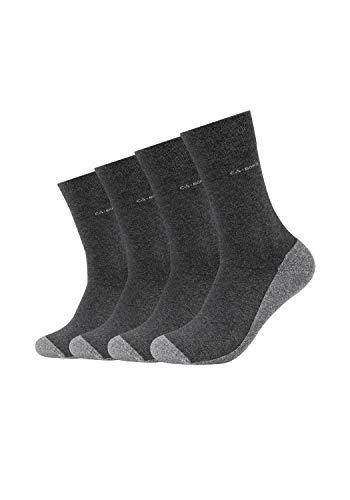 Camano Skarpety męskie (4 sztuki), szary (Anthracite 008), 43-46 EU
