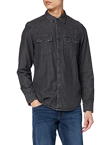 Lee Męska koszula rekreacyjna Rider Shirt', Gris (Alloy Grey Jb), S