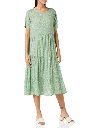 Only Kobiety Onlabigail Life Sukienka, Zielony/Biały, 36