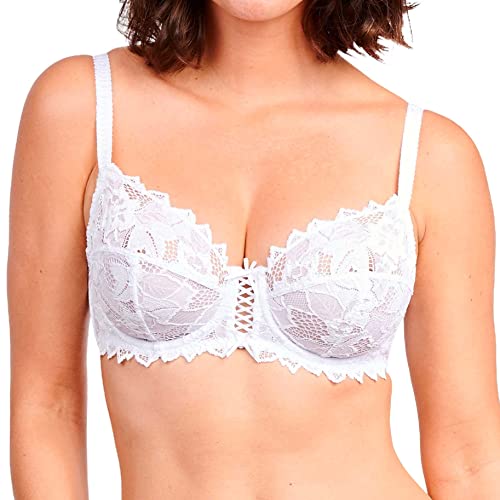 Sans Complexe Damski Arum 70564 klasyczny biustonosz z fiszbinami, biały, 95E
