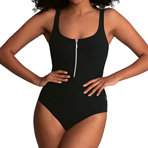 Rosa Faia Damski jednoczęściowy kostium kąpielowy Elouise, czarny (schwarz 001), 90H