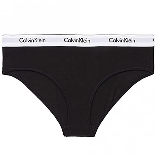 Calvin Klein Damski nowoczesny bawełniany t-shirt biustonosz z fiszbinami, czarny (black 001), 1X