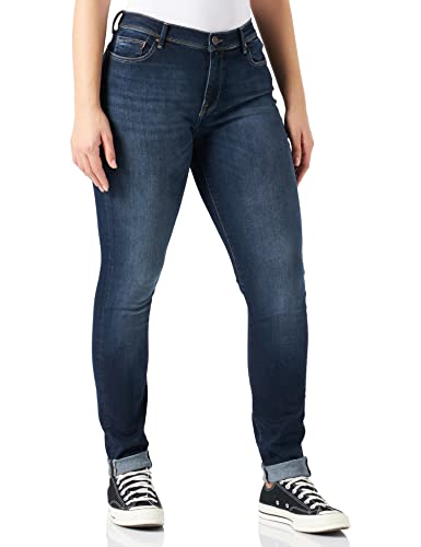 ONLY Jeansy damskie o kroju skinny Fit ONLShape Reg, niebieski (Dark Blue Denim), 27W / 32L