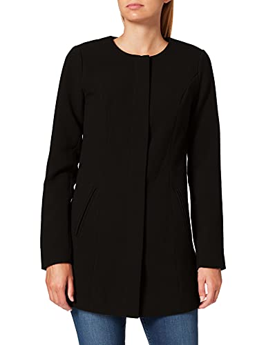 Jacqueline de Yong NOS Damski płaszcz JDYNEW BRIGHTON COAT OTW NOOS, czarny (Black Black), XL, czarny (Black Black), XL