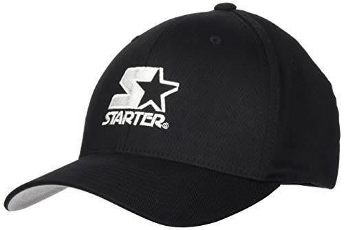 STARTER BLACK LABEL Czapka bejsbolowa unisex z logo Starter Flexfit, czarny, L-XL