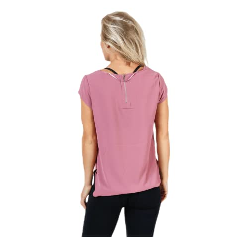 ONLY Onlvic S/S Solid Top Noos Ptm Top Kobiety , różowy (Mesa Rose) , 36