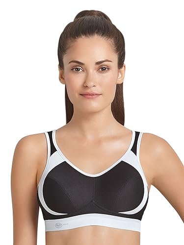 Anita Active damski biustonosz sportowy bez fiszbin Extreme Control 5527, Czarny, 85G