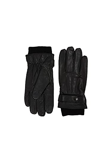 ESPRIT Męskie rękawiczki zimowe, 001/Black, S