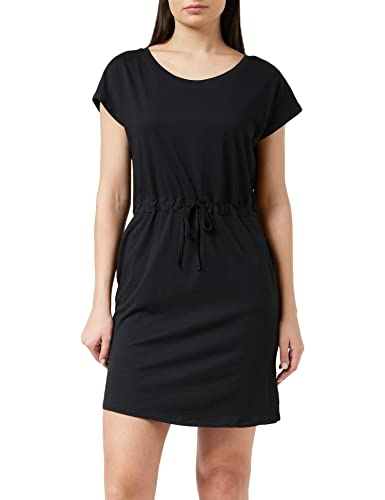 Vero Moda Sukienka damska z krótkim rękawem, Czarny (czarny czarny), M
