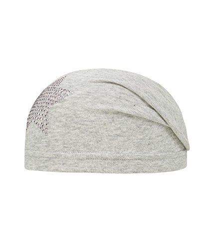 Döll Dziewczęca czapka w stylu boho Jersey czapka, szary (Light 8100), 49 cm