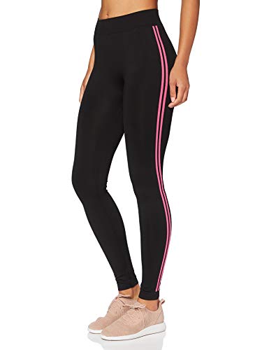 Golden Lady Legginsy damskie Play Sport, Wielokolorowy (Nero/Fucsia Brillante K92a), S-M