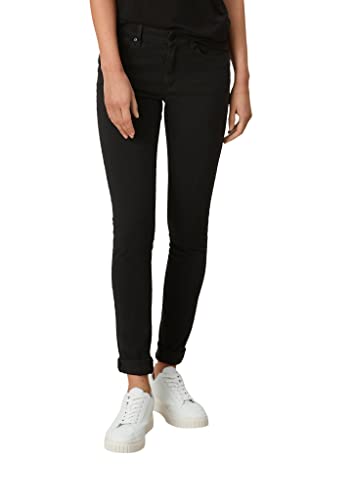 S.Oliver Jeansy Damskie Skinny, Czarne, 40W x 30L