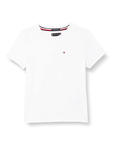 Tommy Hilfiger Koszulka męska Essential Pocket Tee S/S, biały, 74 cm