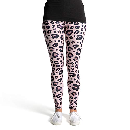 cosey - Leo Line legginsy – nadruk zwierzęcy – różne wzory w panterkę (rozmiar uniwersalny), D2, jeden rozmiar