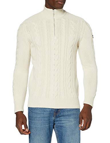 Schott NYC sweter męski, écru, L