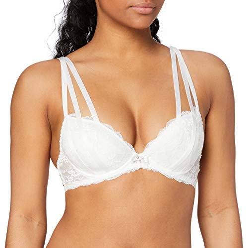 Aubade Damski biustonosz Push Up Fievre De Glace, Blanc (Blanc Opal), 70D