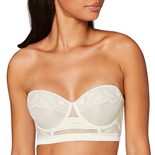 Calvin Klein Damska wkładka do biustonosza Lght Lined Strapless, biały (Ivory 101), 70A