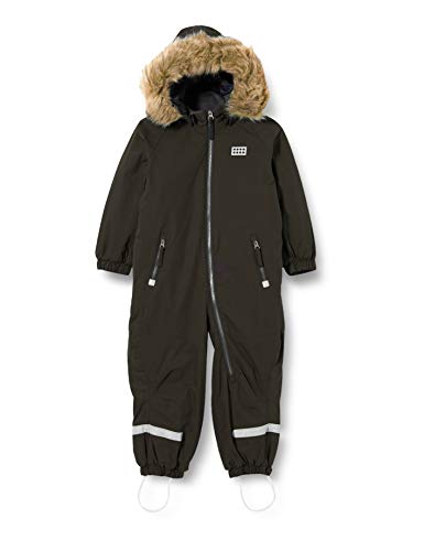 Lego Wear Unisex Baby Lwjunin-Lego Tec Exclusive kombinezon śniegowy, 171 ciemny khaki, 98