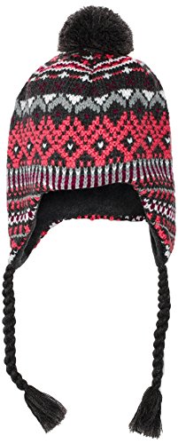 Sterntaler Dziewczęca czapka z dzianiny, szary (Anthrazit Melange 592), 53 cm