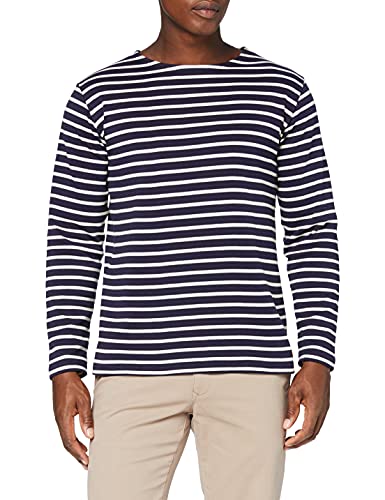 Armor Lux Marinière Houat Héritage T-shirt męski, Wielokolorowy (Navire/Nature 429), L