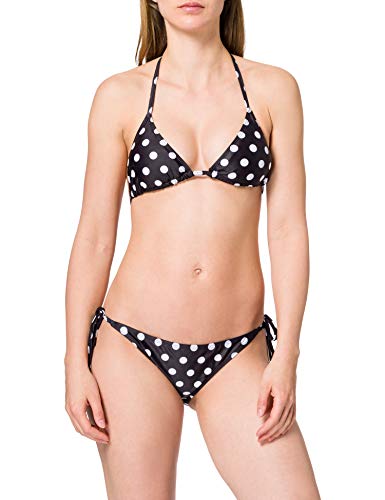 Urban Classics Damski zestaw bikini, dwuczęściowy kostium kąpielowy dla kobiet z nadrukiem All Over w 4 wariantach kolorystycznych, rozmiary XS - XL
