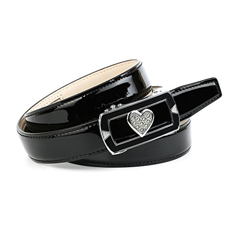 Anthoni Crown Pasek damski, czarny (czarny 010), (Rozmiar producenta:90)