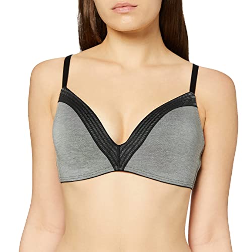 Sloggi Damski biustonosz Wow Embrace PU bezprzewodowy (czarny kombinacja M), M, (Czarna kombinacja M), M