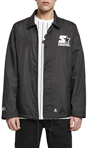 STARTER BLACK LABEL Kurtka męska Starter Coach Jacket, czarny, S