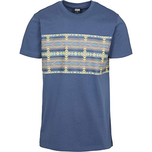 Urban Classics Męski t-shirt Inka Pattern Tee, Styl vintage., S