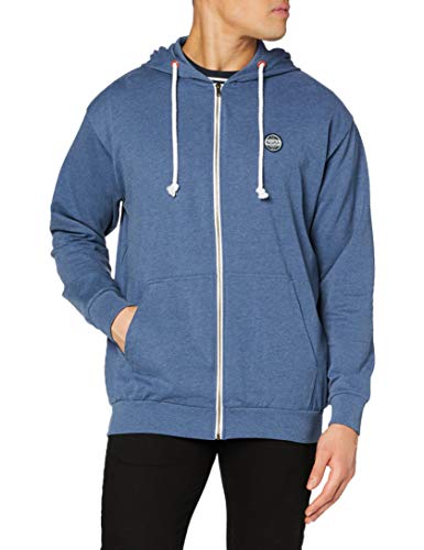 North 56-4 Męska kurtka z dzianiny, Niebieski (Blue Melange 0555), 5XL