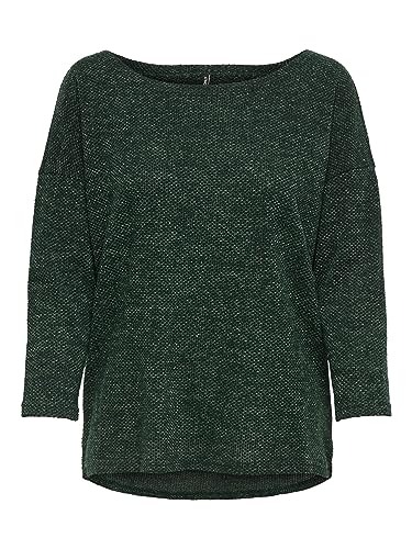 ONLY Damski top z rękawami 3/4 Oversize, zielony (Pine Grove), S