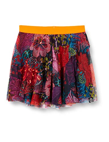 Desigual FAL_Denver spódnica dziewczęca, niebieski (Navy 5000), 104 cm