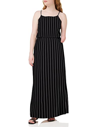 ONLY Sukienka damska, wielokolorowy (Black Stripes: Cloud Dancer), 34