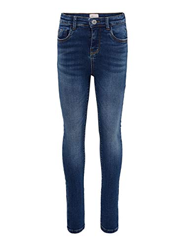ONLY Spodnie damskie, niebieski (medium blue denim), 158