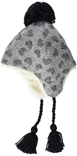 Sterntaler Dziewczęca czapka Inka Bomber Hat, Przydymiony szary, 49 cm