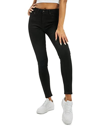 ONLY Dżinsy damskie Skinny Fit ONLPaola HW, czarny denim, S x 32L