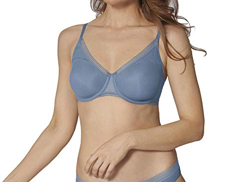 Triumph Kobiety Infinite Sensation biustonosz minimalizujący, Blue Snow, 70C