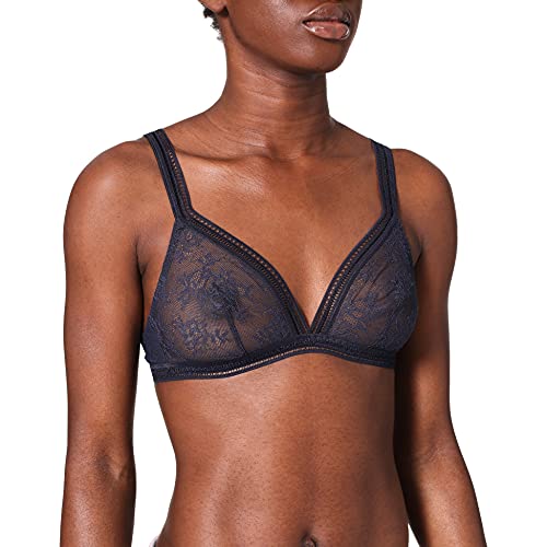 Maison Lejaby Damski stanik trójkątny Miss Lejby, Bleu (Bleu Horyzont 393), 75B