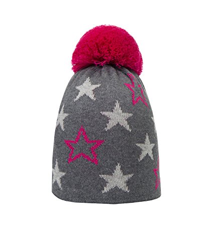 Döll Dziewczęca czapka z dzianiny, szary (antracyt melange 8810), 49 cm