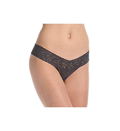 Hanky Panky Stringi z niskim stanem, Granitowy, rozmiar uniwersalny