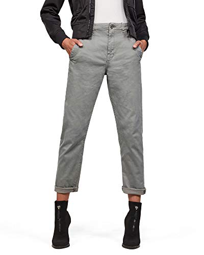 G-STAR RAW Page Boyfriend Chino Pants damskie spodnie, Szary (Lt Building Gd D17269-c096-b576), 25W / 30L