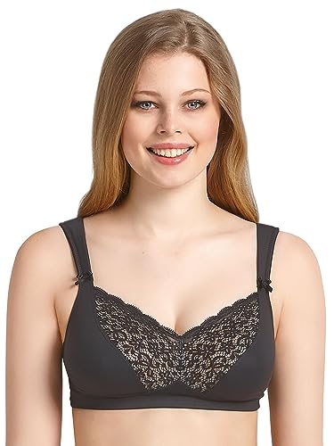 Anita Damski biustonosz bez fiszbin Havanna, Czarny, 80B