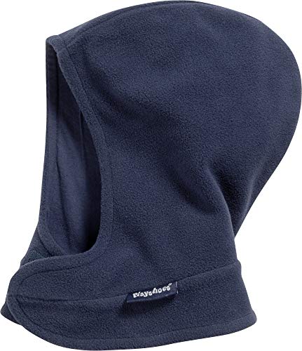Playshoes Unisex dziecięca czapka polarowa z zapięciem na rzepy, miękka i oddychająca czapka, morski, 47/49 cm