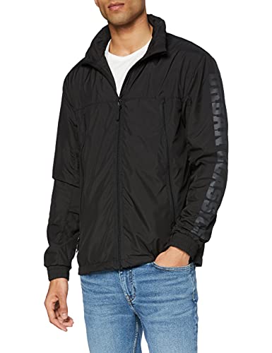 Urban Classics Męska kurtka taktyczna, wiatroszczelna, czarny, S