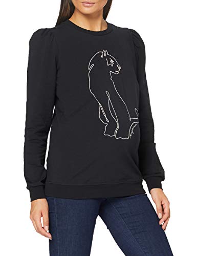 Supermom Damski sweter Ls Leopard Black sweter