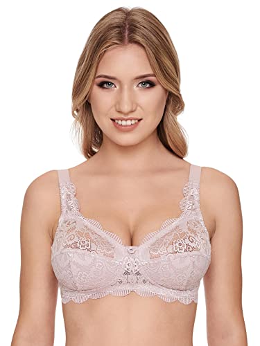 Susa Damski biustonosz bez fiszbin, fioletowy (Lavender 319), 90C