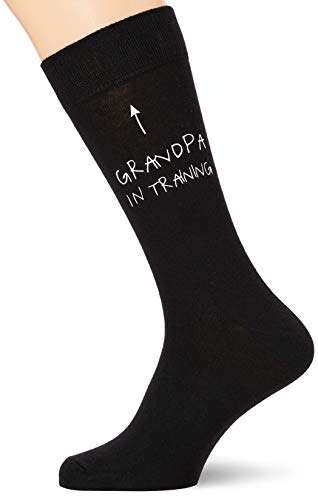 60 sekund makeover limitowany dziadek na trening czarne skarpety na łydki Dzień Ojca tata mąż chłopak wujek prezent dla nowego dziecka