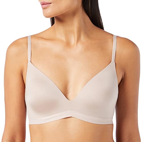 sloggi Damski biustonosz WOW Comfort 2.0 PUM Padded biustonosz, ecru biały, S, Foundation Nude, L
