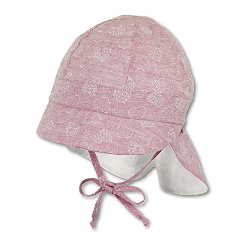 Sterntaler Dziewczęca czapka z daszkiem z daszkiem, czerwony (jasnoczerwony 814), 4XL